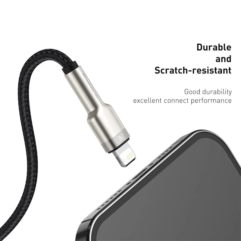 كابل شحن سريع 2.4A من USB-A إلى Lightning